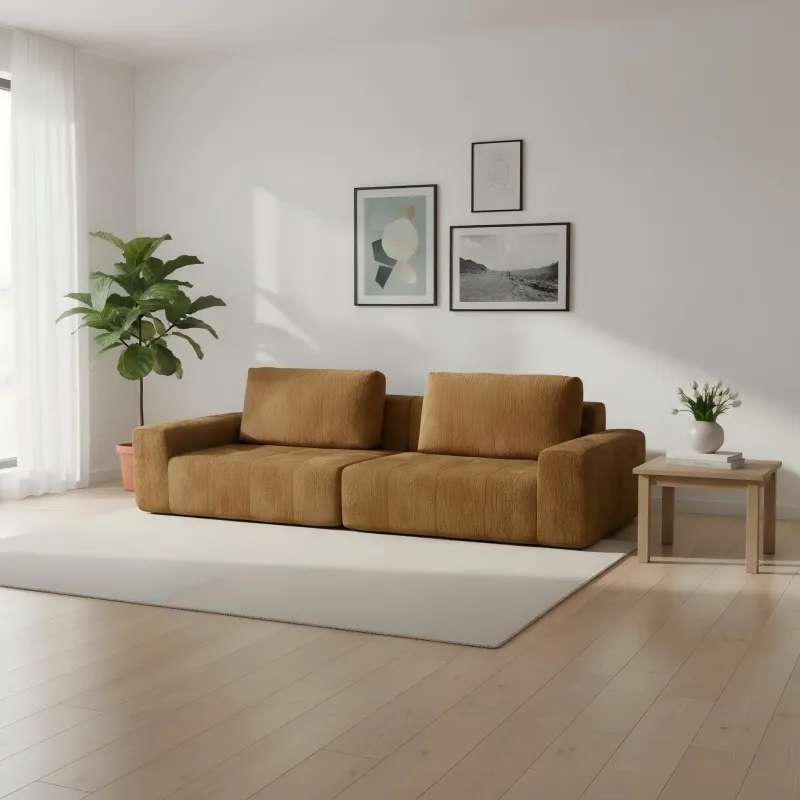 Italian minimalist modular sofa