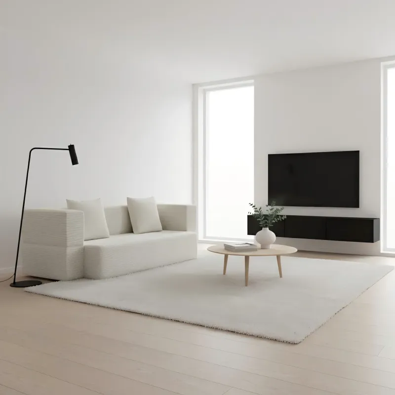 Cream-style straight-row foldable dual-purpose sofa