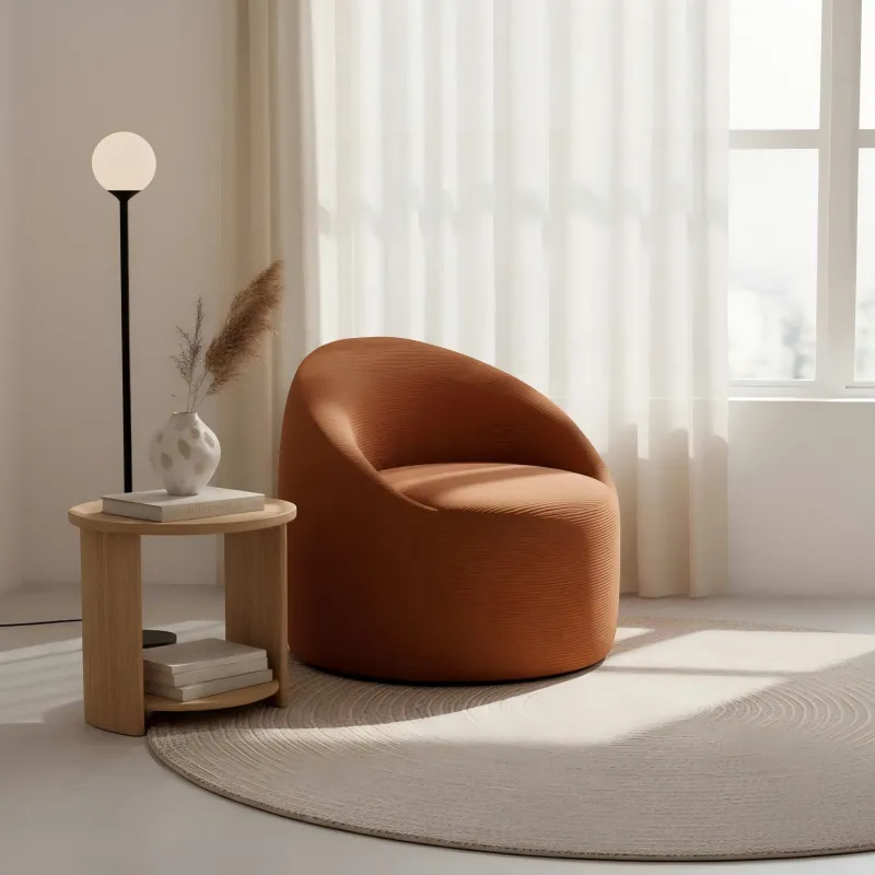 Creative, light luxury and simple single sofa stool