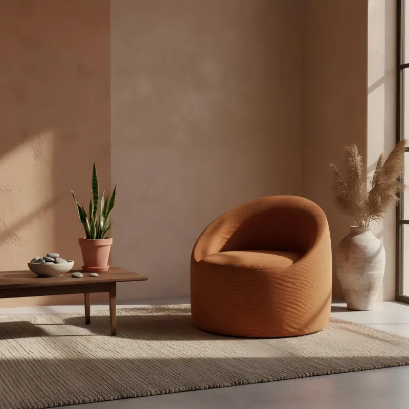 Creative, light luxury and simple single sofa stool