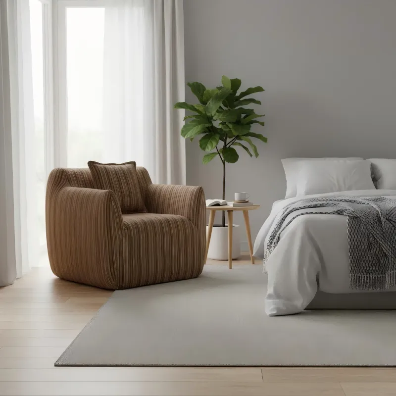 Cozy Block Chair (Textured Weave)