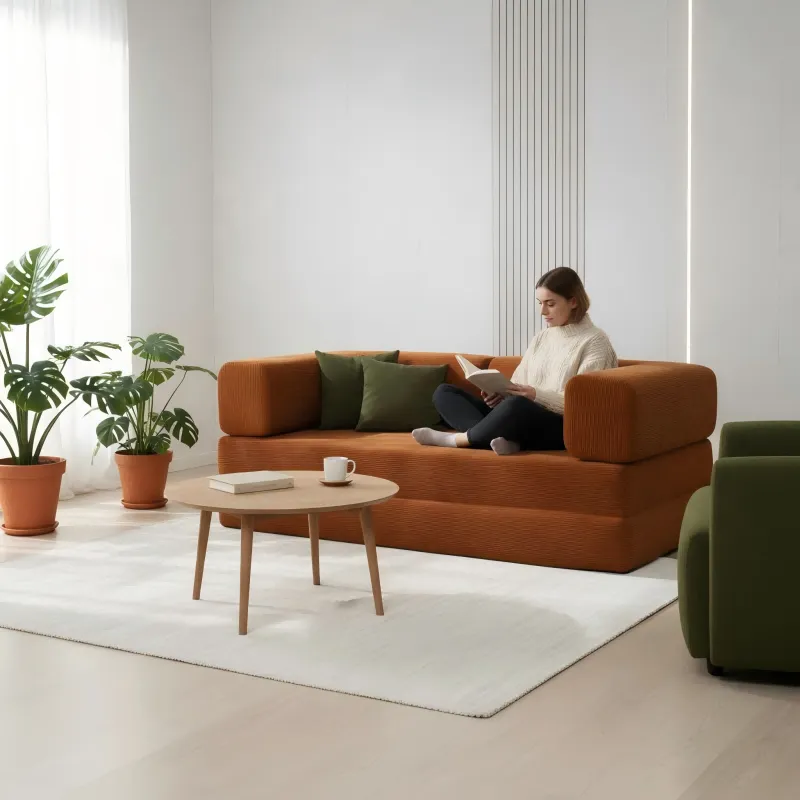 Modern Convertible Sleeper Sofa