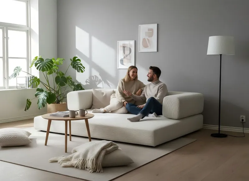Modern Convertible Sleeper Sofa