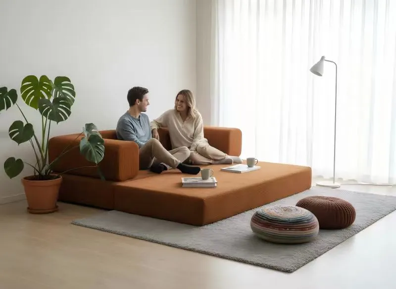 Modern Convertible Sleeper Sofa