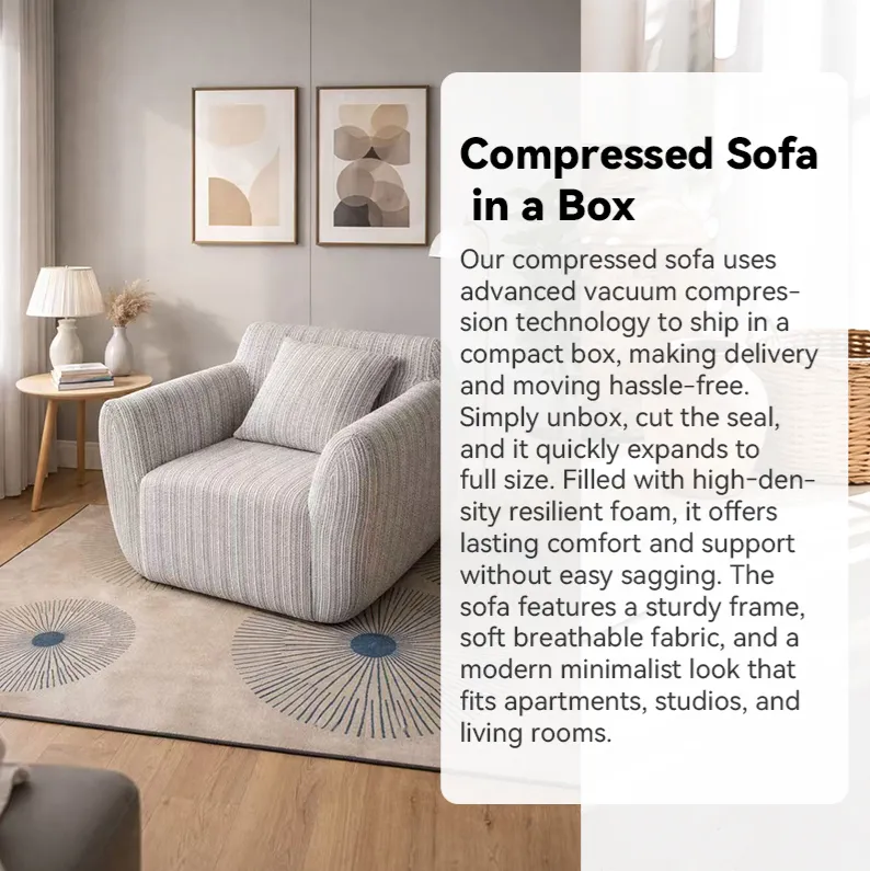 Nook Plush Armchair (Linen-Look Fabric)