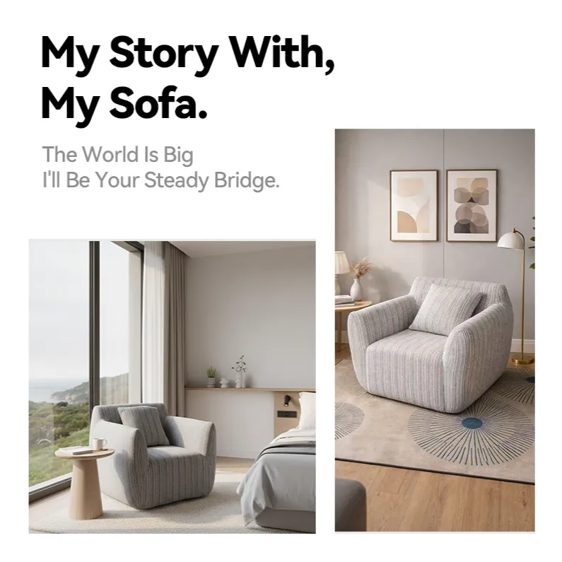 Nook Plush Armchair (Linen-Look Fabric)
