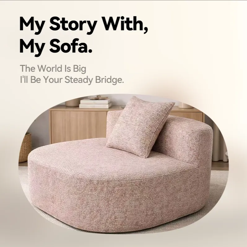 The Embrace Round Velvet Chair（Cherry Blossom Pink）
