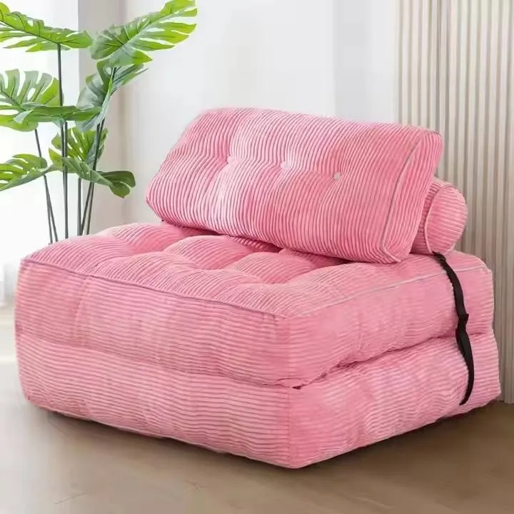 Portable Tufted Bean Bag Sofa | Modern Soft Chair
