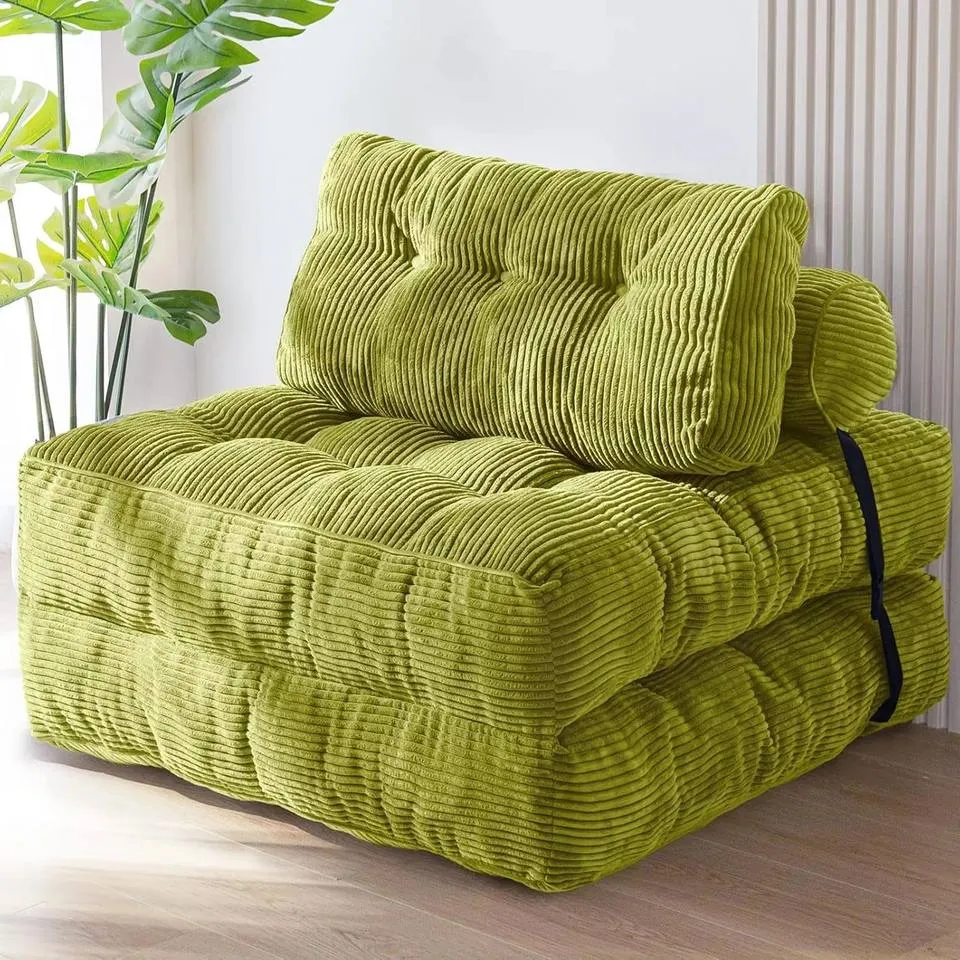 Portable Tufted Bean Bag Sofa | Modern Soft Chair