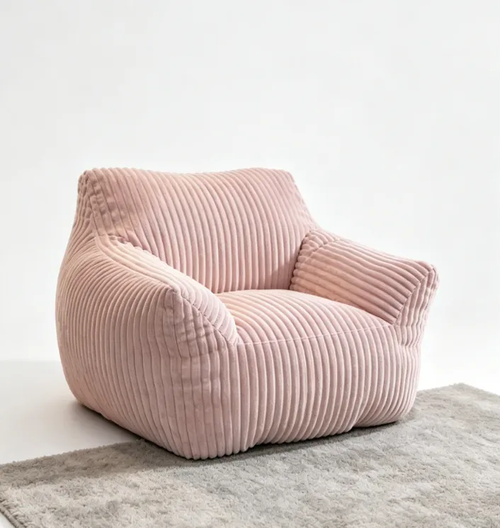 Corduroy Oval Modular Sofa Set | Modern Minimalist Washable Soft Sofa