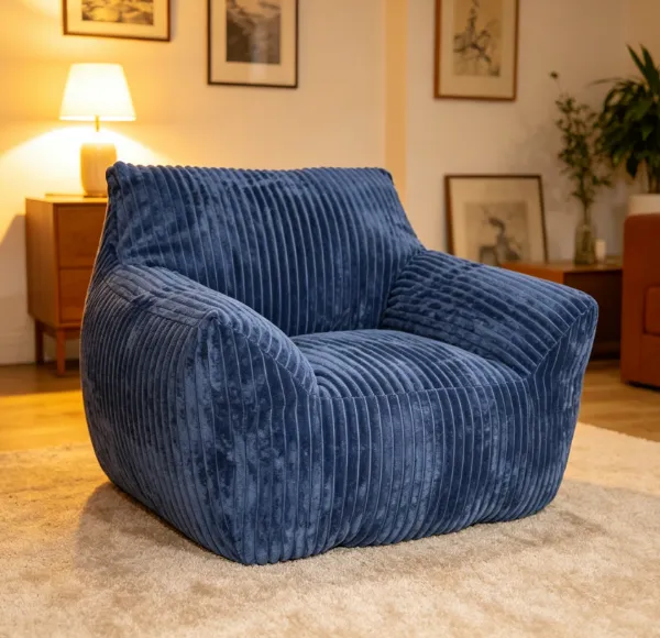 Corduroy Oval Modular Sofa Set | Modern Minimalist Washable Soft Sofa