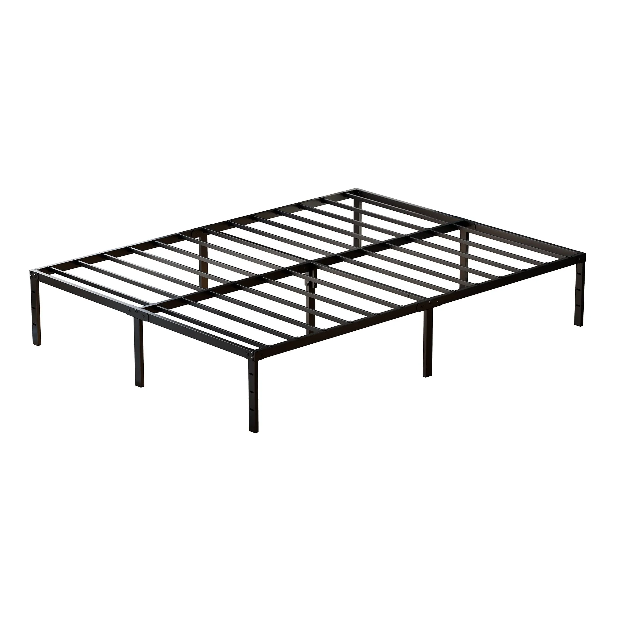 Queen Metal Bed Frame, 14-Inch Heavy Duty with Under-Bed Storage