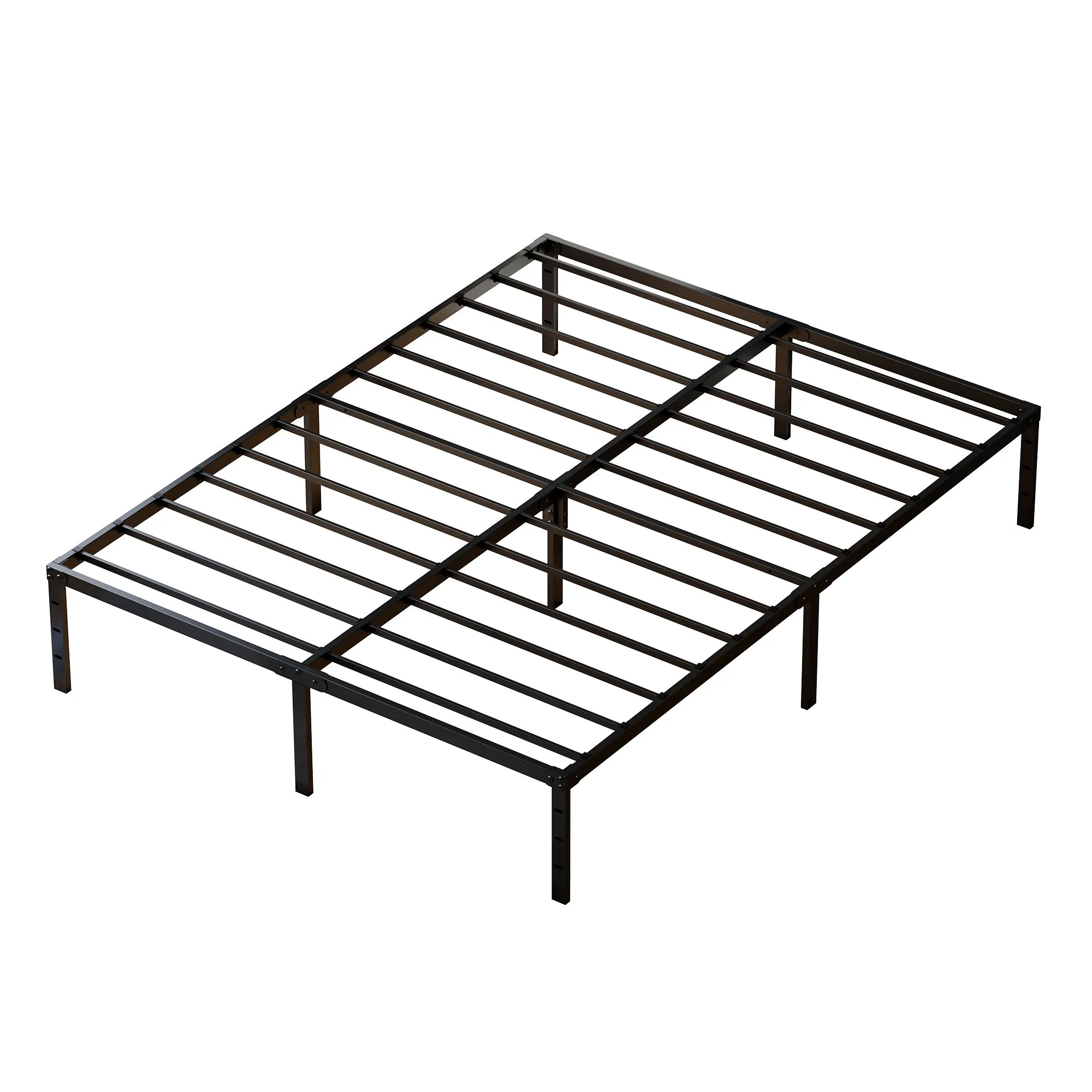 Queen Metal Bed Frame, 14-Inch Heavy Duty with Under-Bed Storage