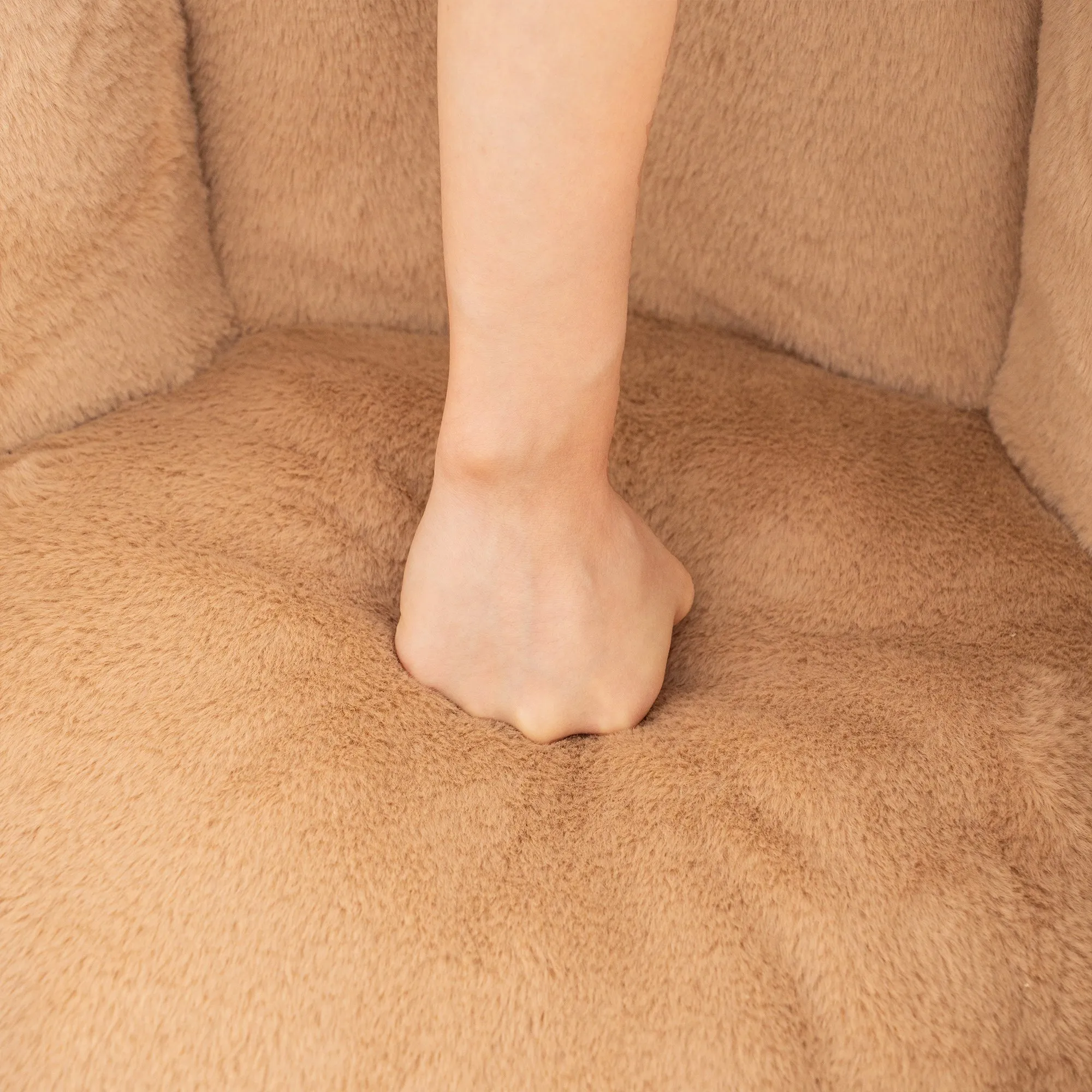 Giant Faux Fur Bean Bag Couch for Adults and Kids