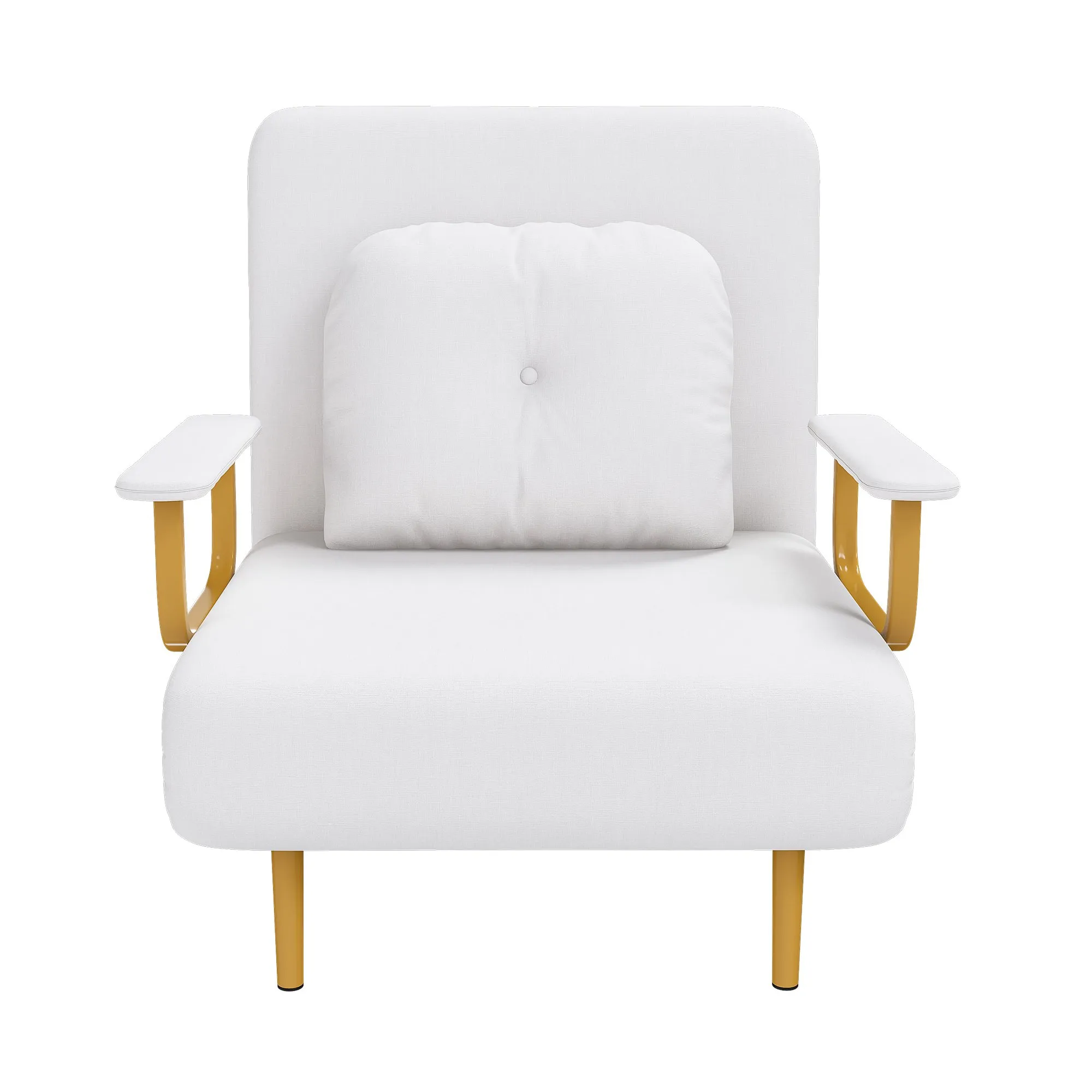 3-in-1 Folding Sofa Bed Chair, 5-Position Adjustable Backrest