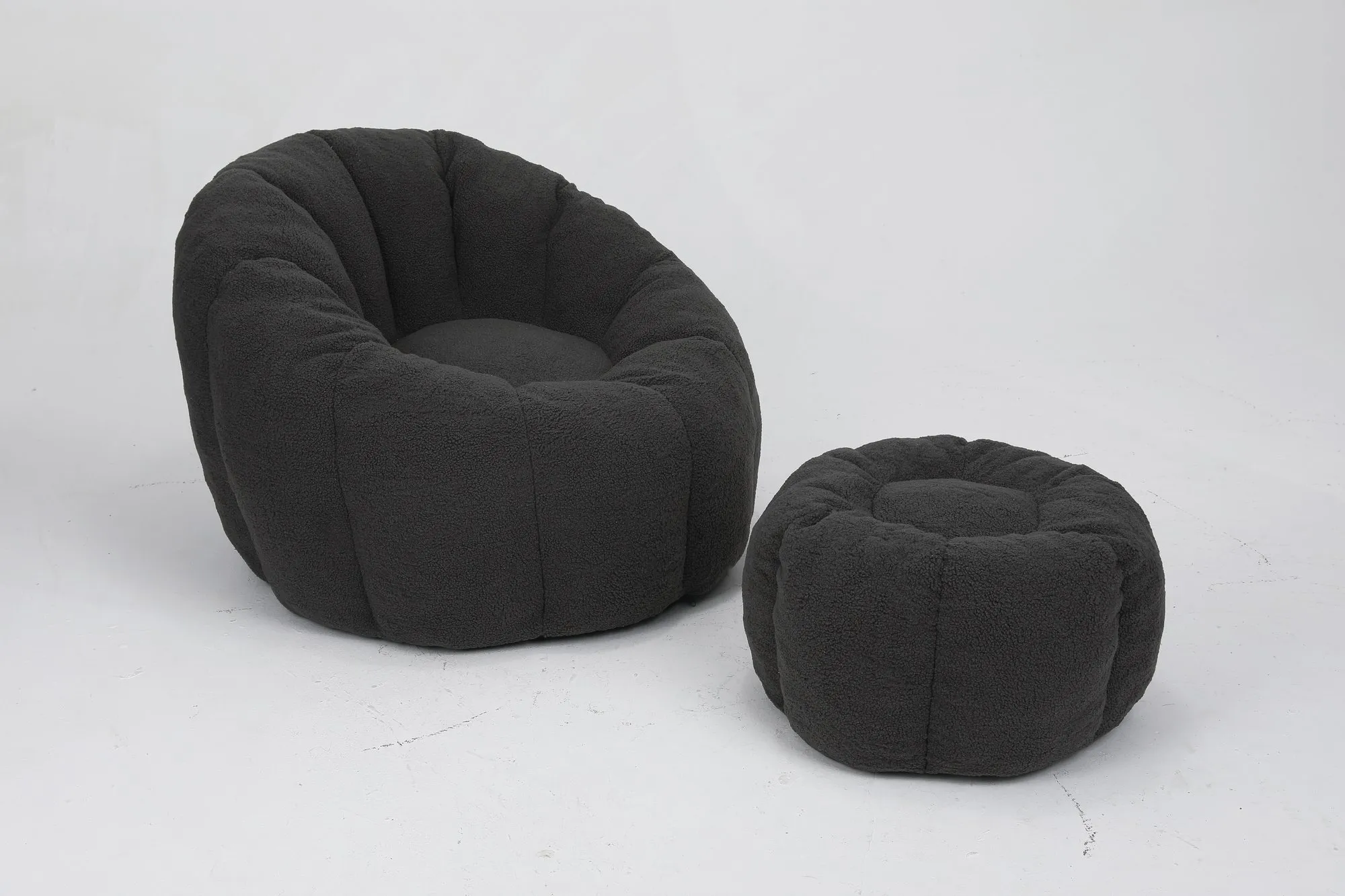 Plush Teddy Sofa Chair with Memory Foam Filling, Multi-Color