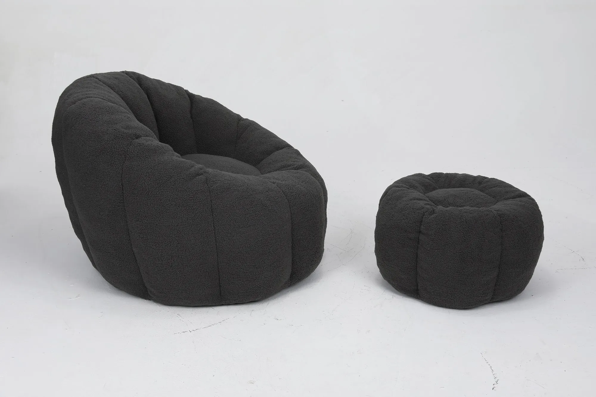 Plush Teddy Sofa Chair with Memory Foam Filling, Multi-Color