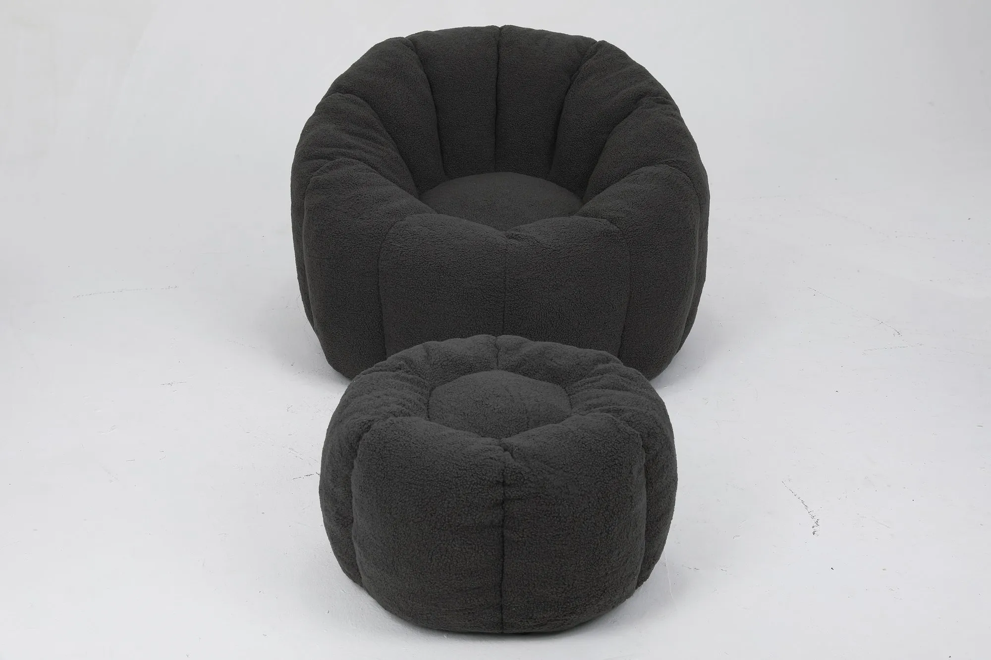 Plush Teddy Sofa Chair with Memory Foam Filling, Multi-Color