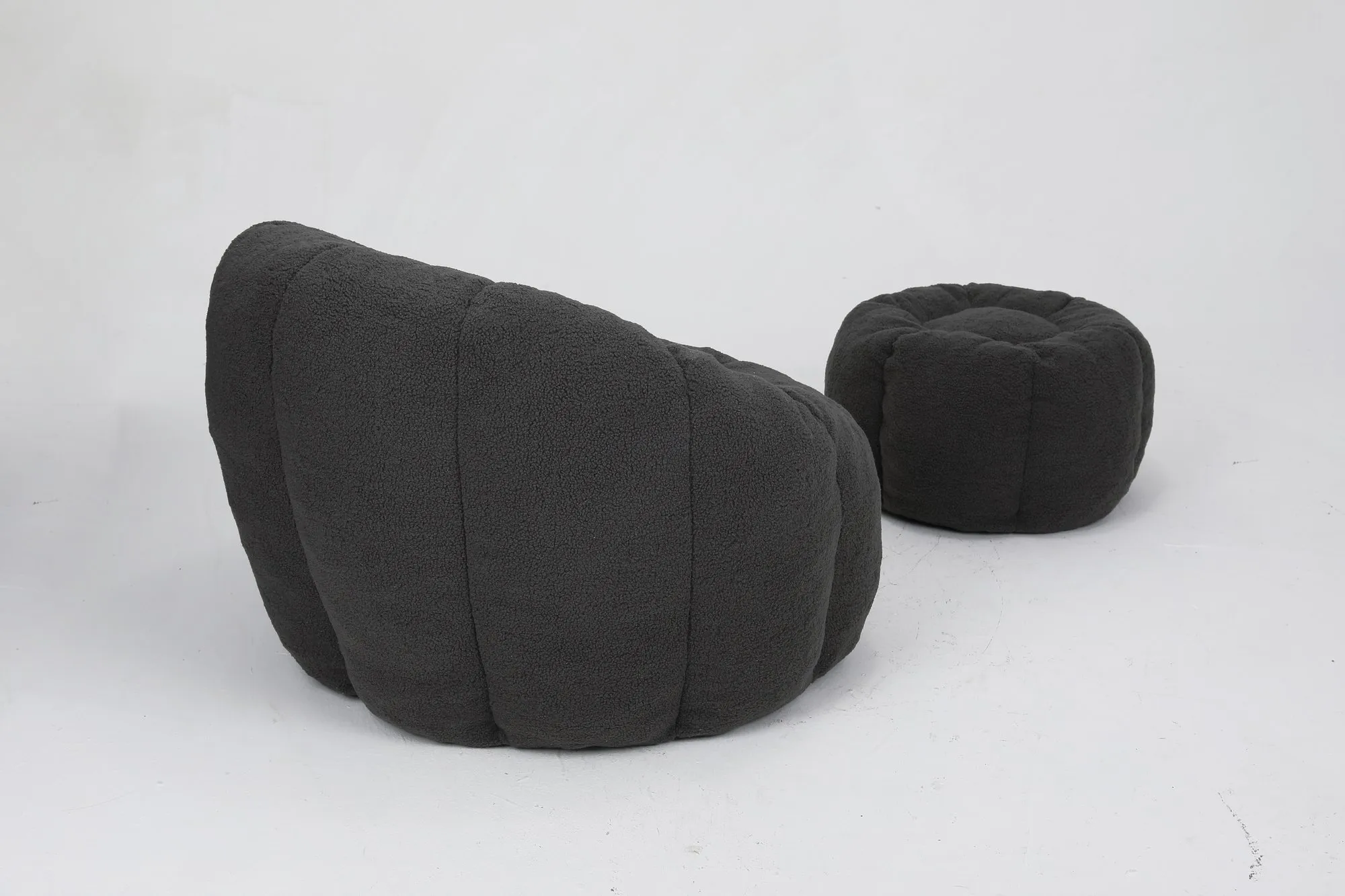 Plush Teddy Sofa Chair with Memory Foam Filling, Multi-Color