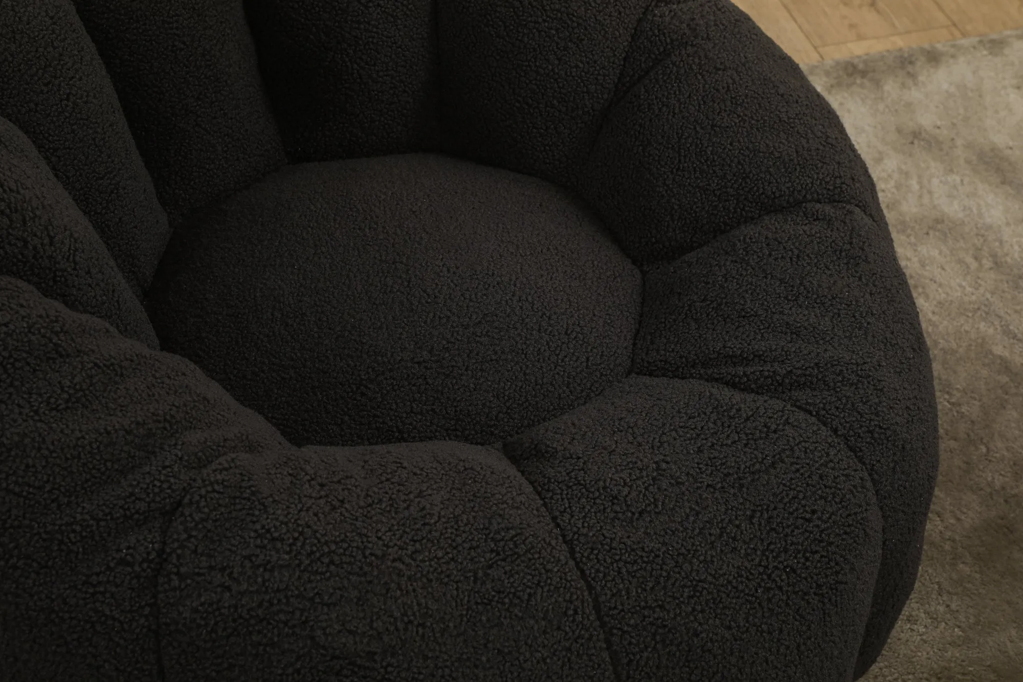Plush Teddy Sofa Chair with Memory Foam Filling, Multi-Color