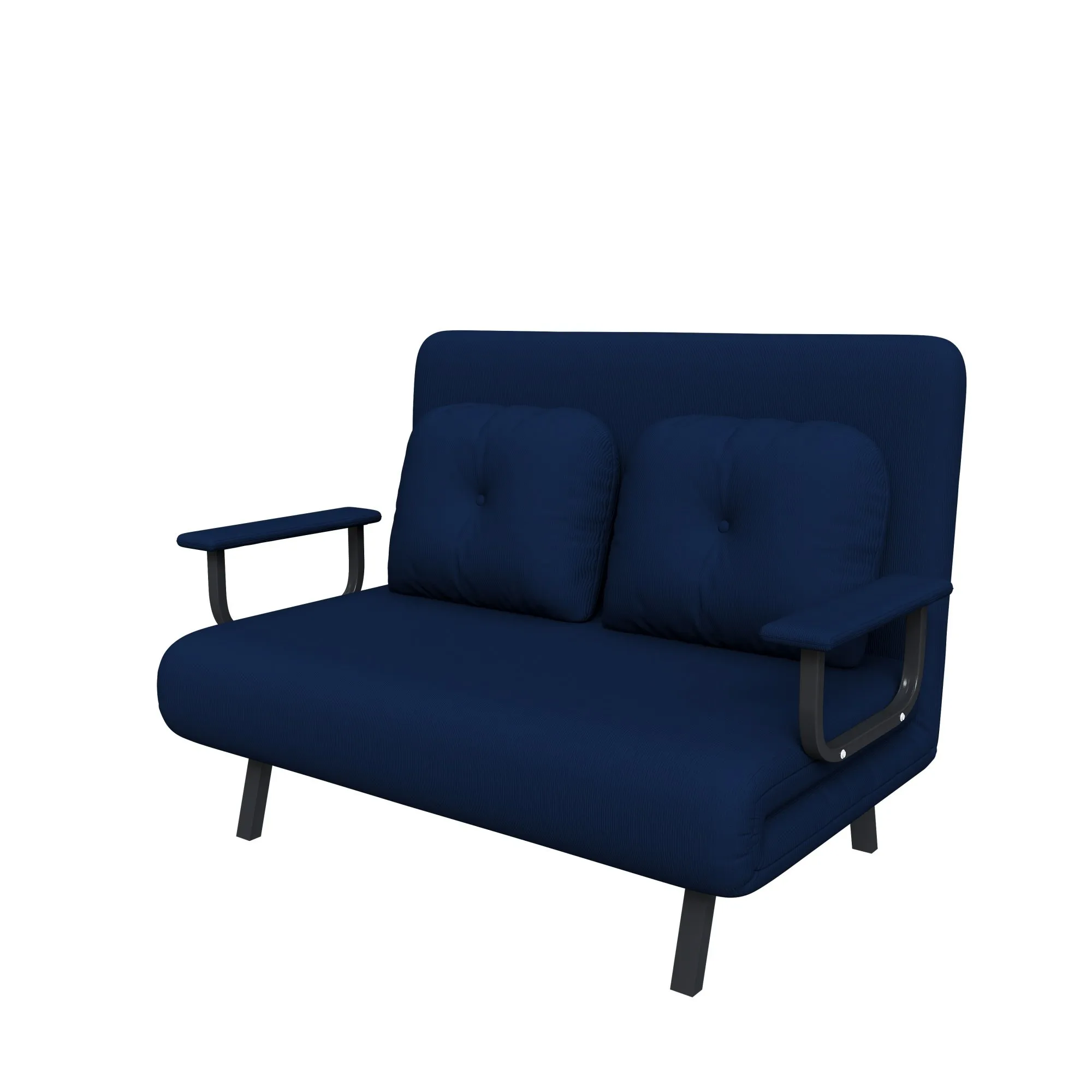 46-Inch Wide 5-in-1 Folding Sofa Bed Chair for Two