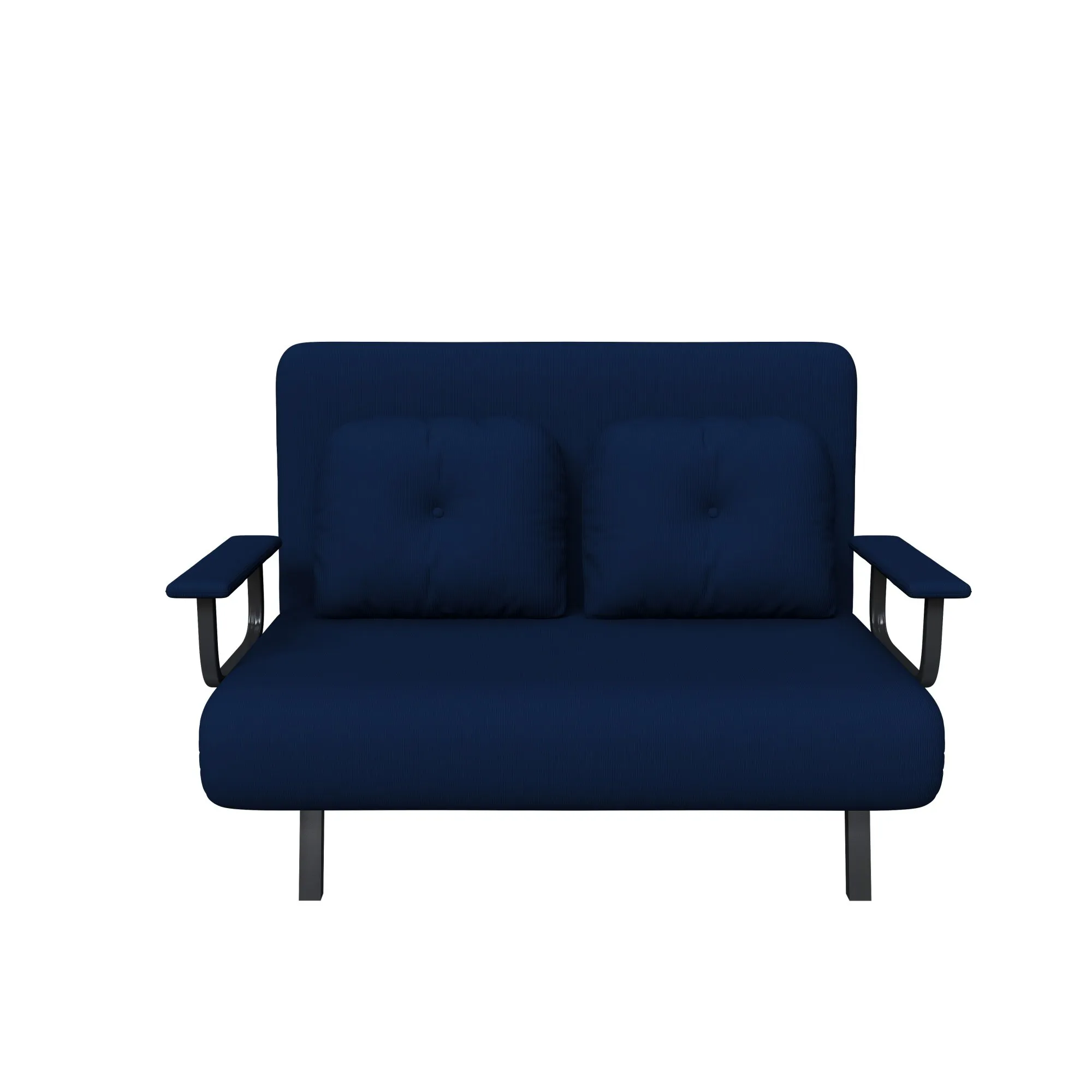 46-Inch Wide 5-in-1 Folding Sofa Bed Chair for Two