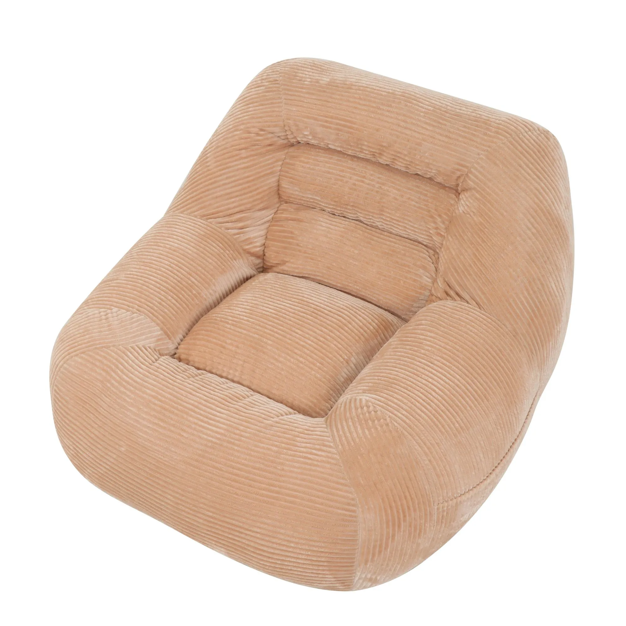 Corduroy Beanbag Couch for Living Room, Bedroom and Dorm