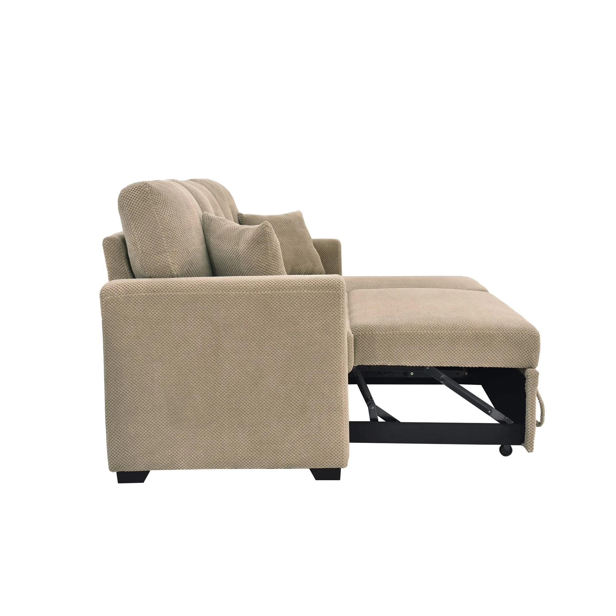 Sleeper Sectional Sofa with Pull-Out Bed and Reversible Chaise