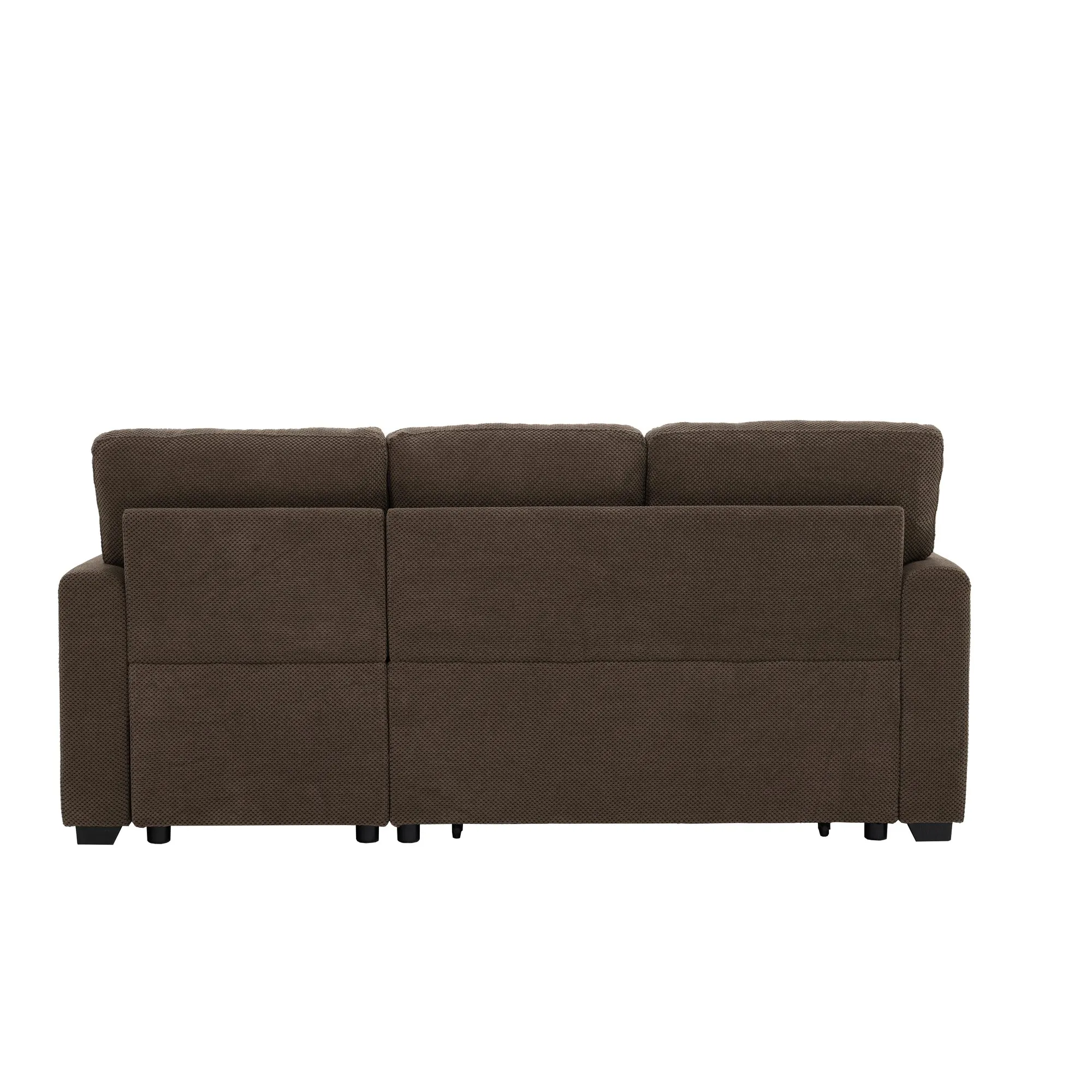 Sleeper Sectional Sofa with Pull-Out Bed and Reversible Chaise