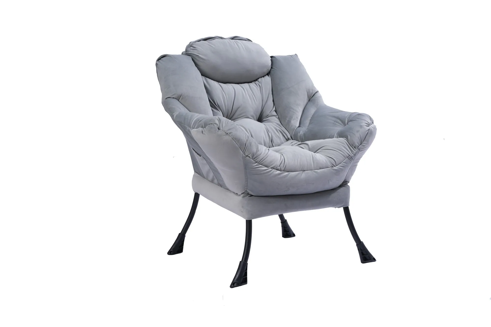 Modern Cotton Fabric Lazy Accent Chair for Living Room