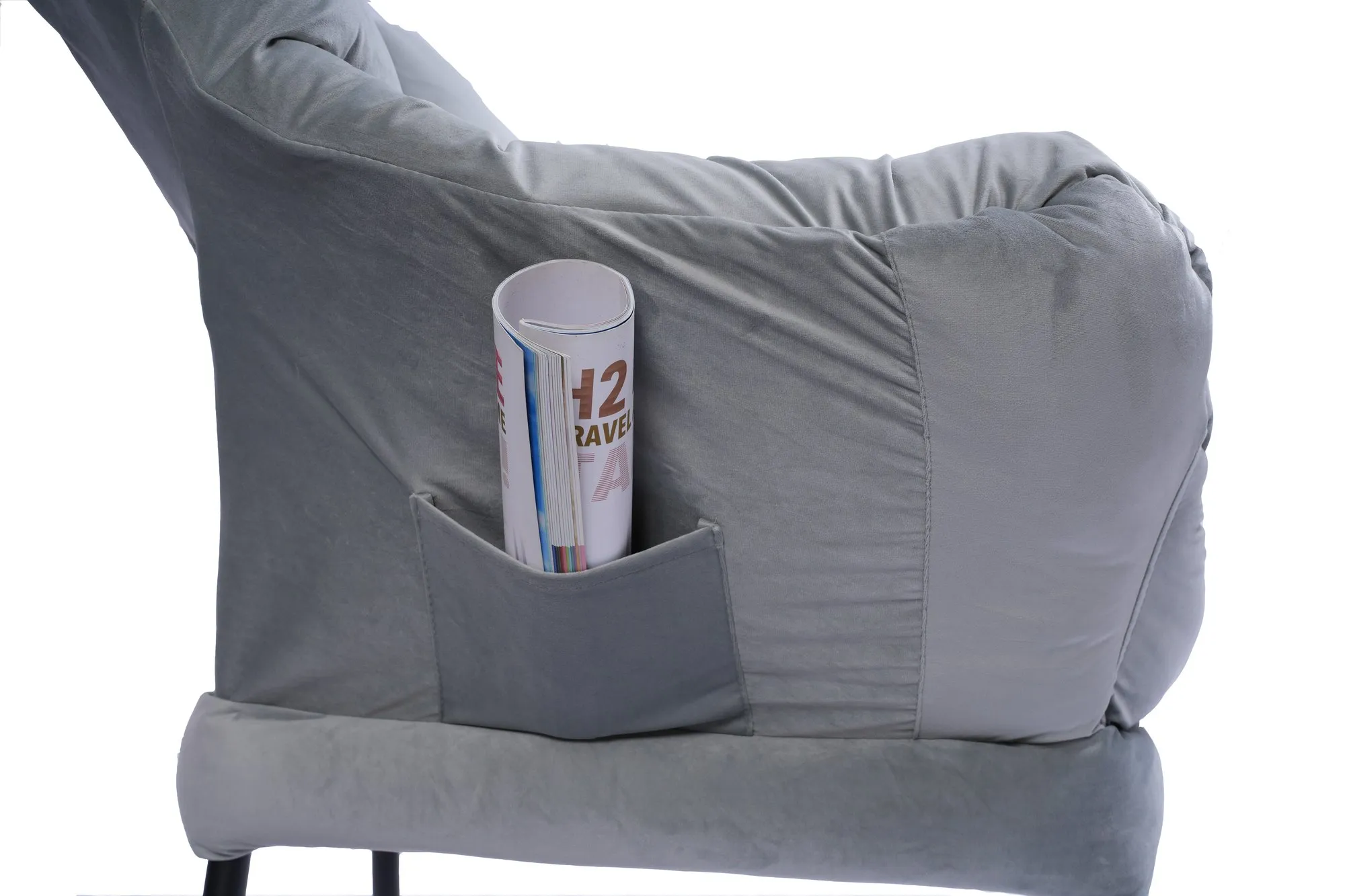 Modern Cotton Fabric Lazy Accent Chair for Living Room