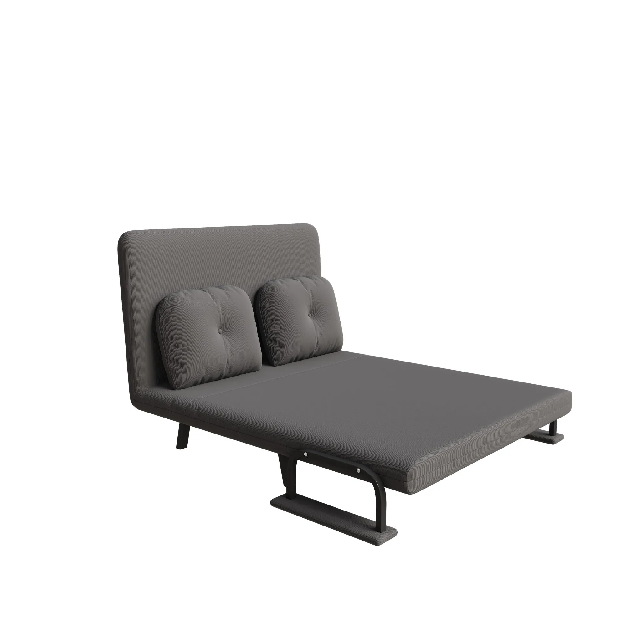 46-Inch Wide 5-in-1 Folding Sofa Bed Chair for Two