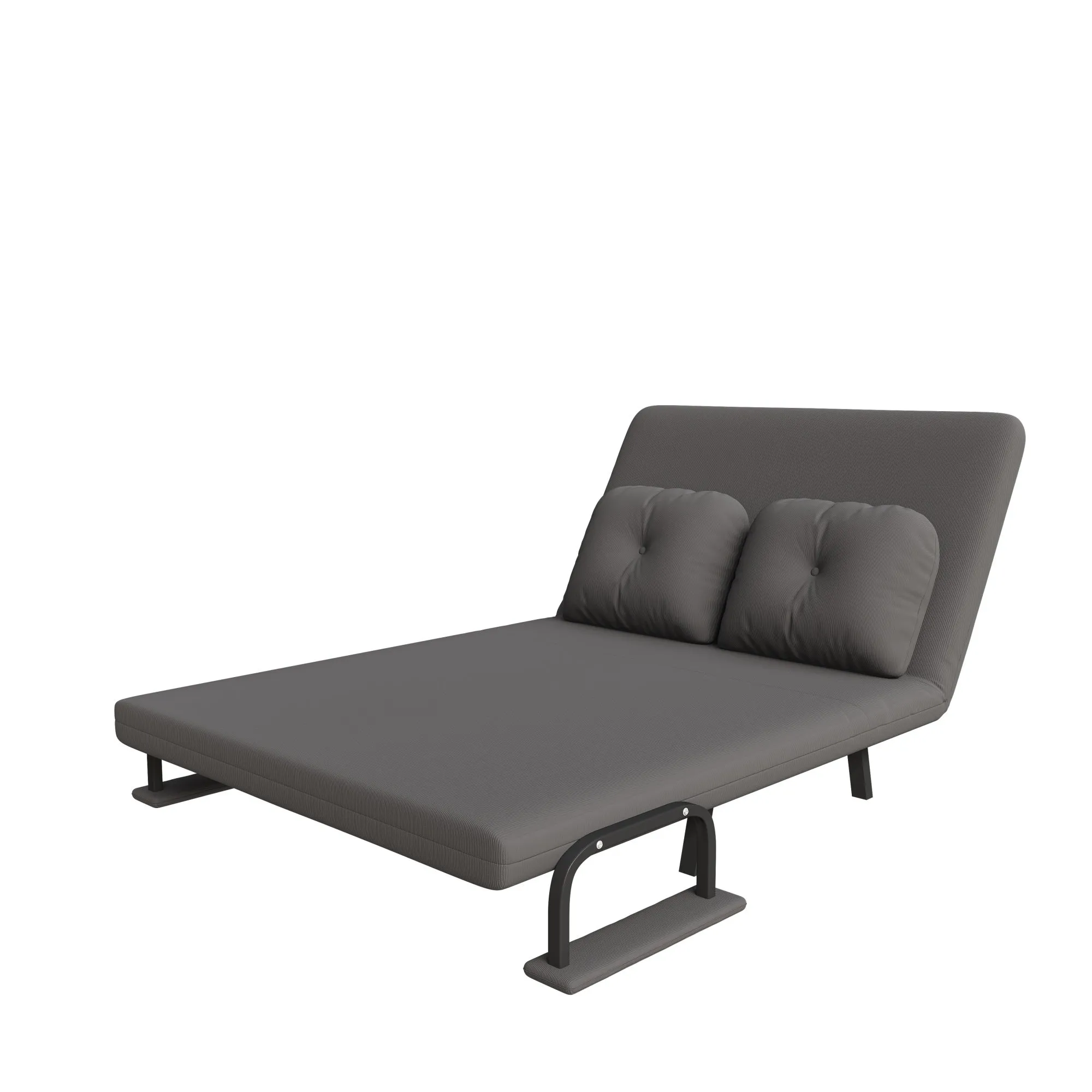 46-Inch Wide 5-in-1 Folding Sofa Bed Chair for Two