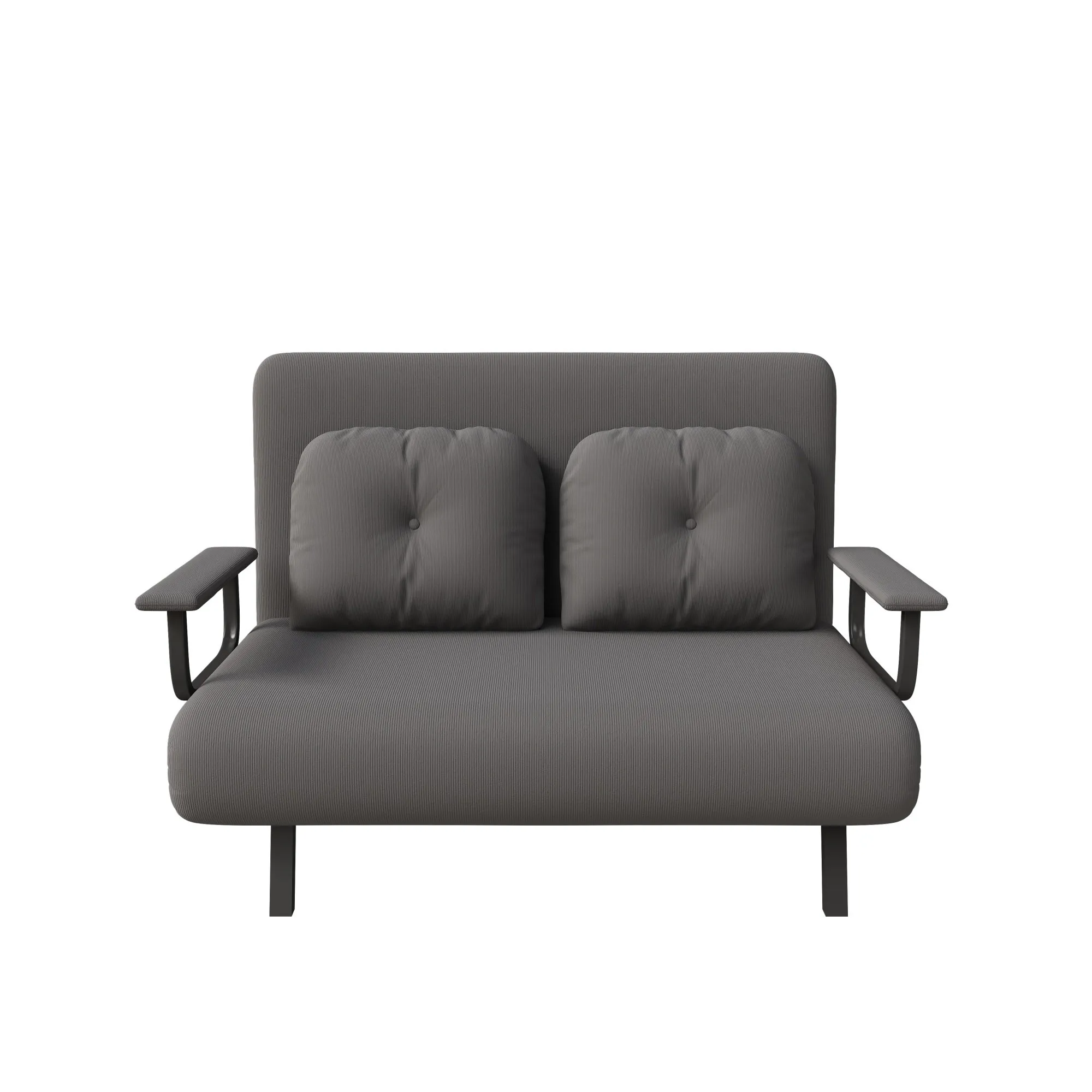 46-Inch Wide 5-in-1 Folding Sofa Bed Chair for Two