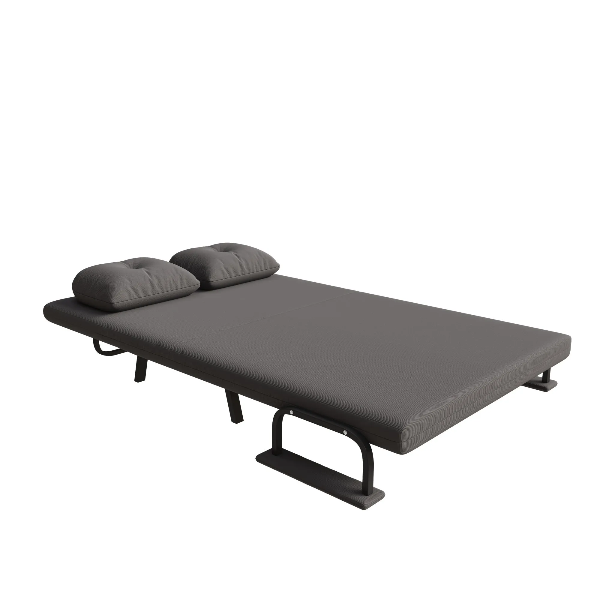 46-Inch Wide 5-in-1 Folding Sofa Bed Chair for Two