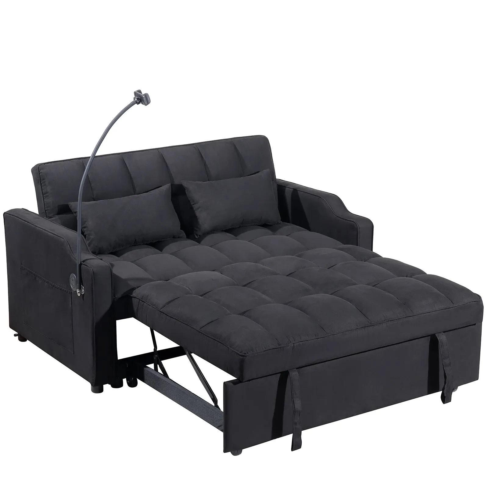 Multifunctional Foldable Plywood Sofa Bed, 3 Length Options