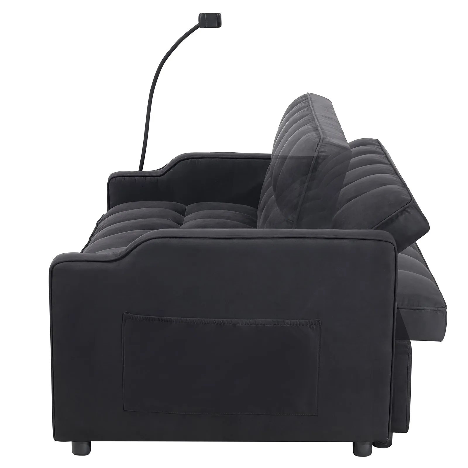 Multifunctional Foldable Plywood Sofa Bed, 3 Length Options