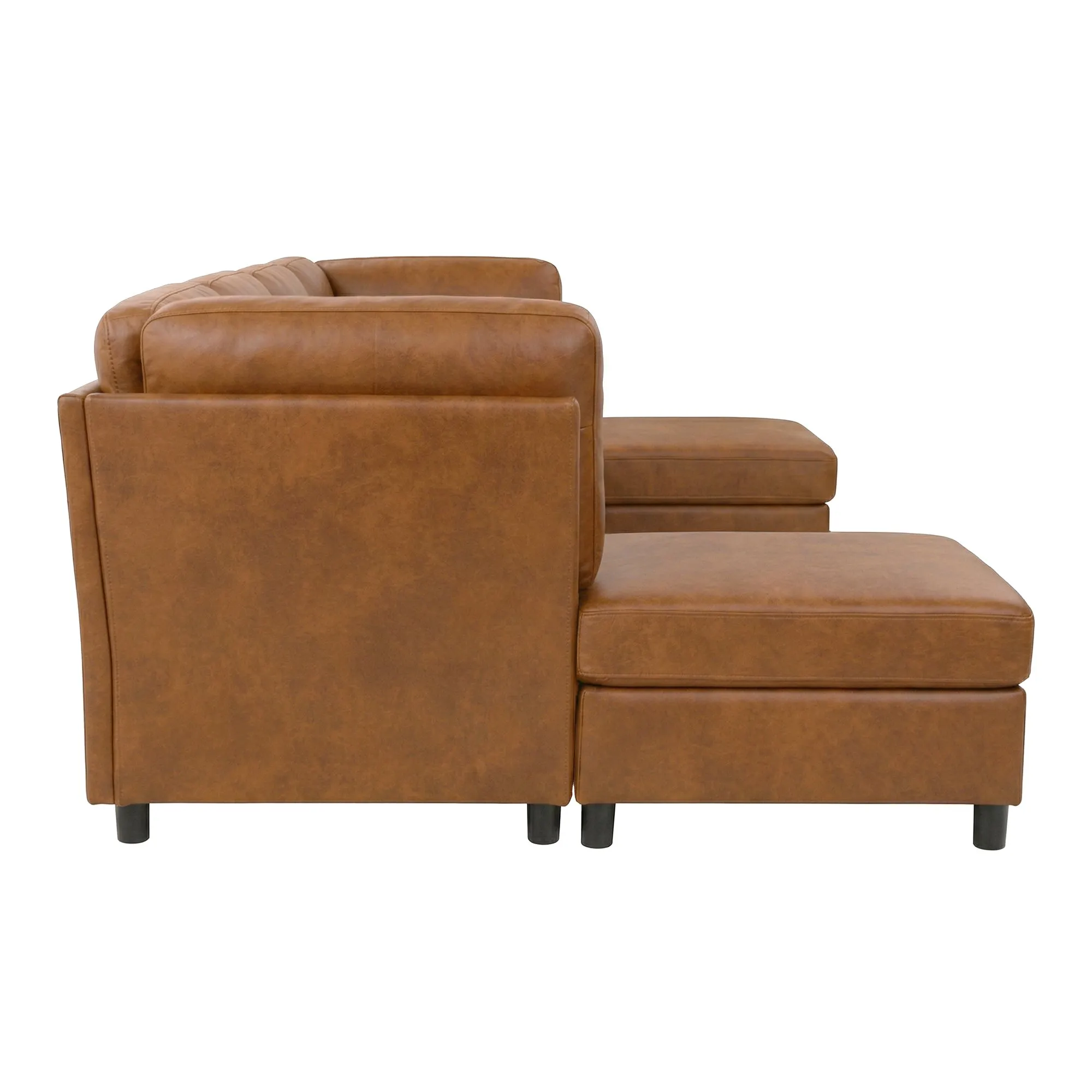 Modern Modular Corner Sofa  Foil fabric  Freely Configurable with