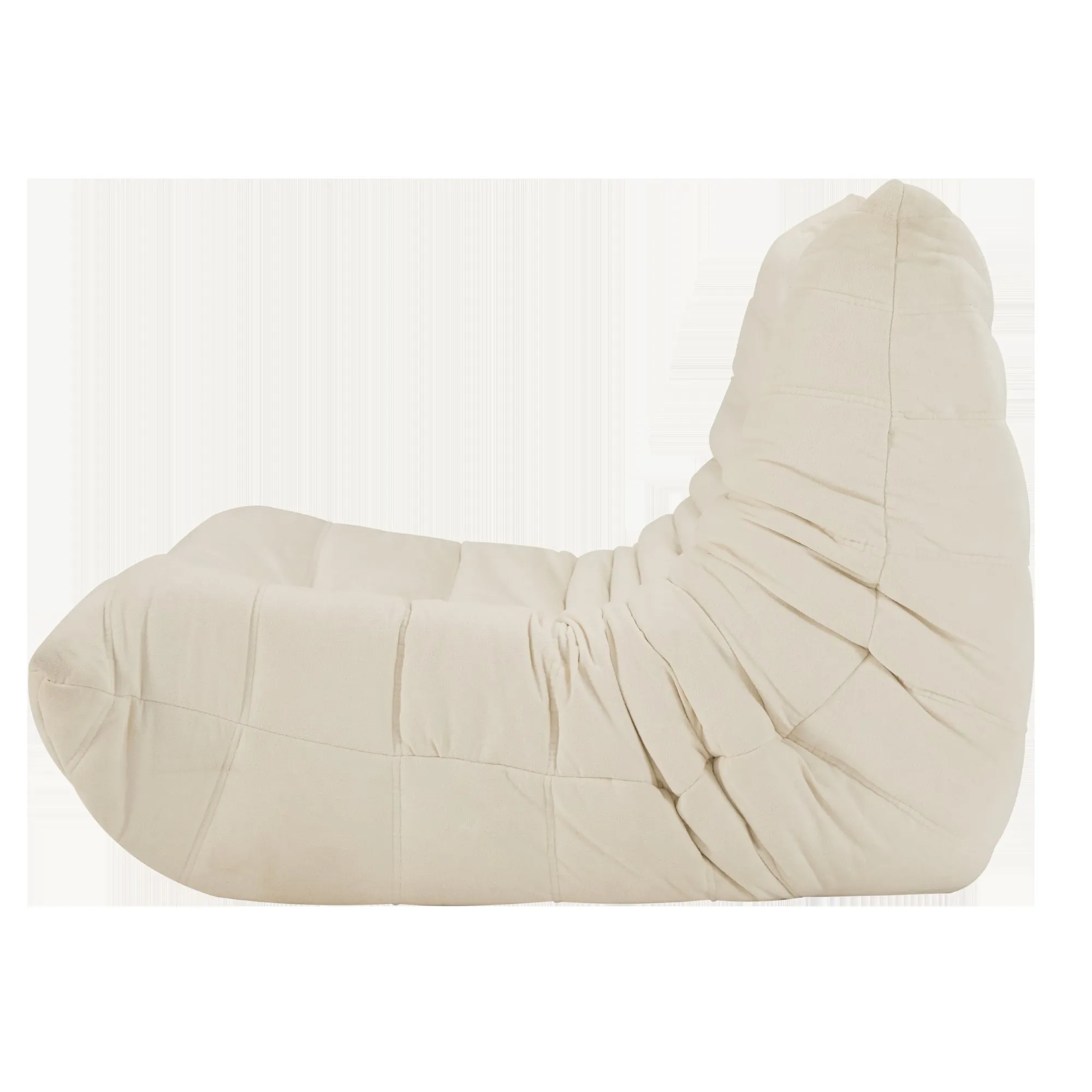 No-Assembly Bean Bag Chair for Adults, Big Polyester Blend