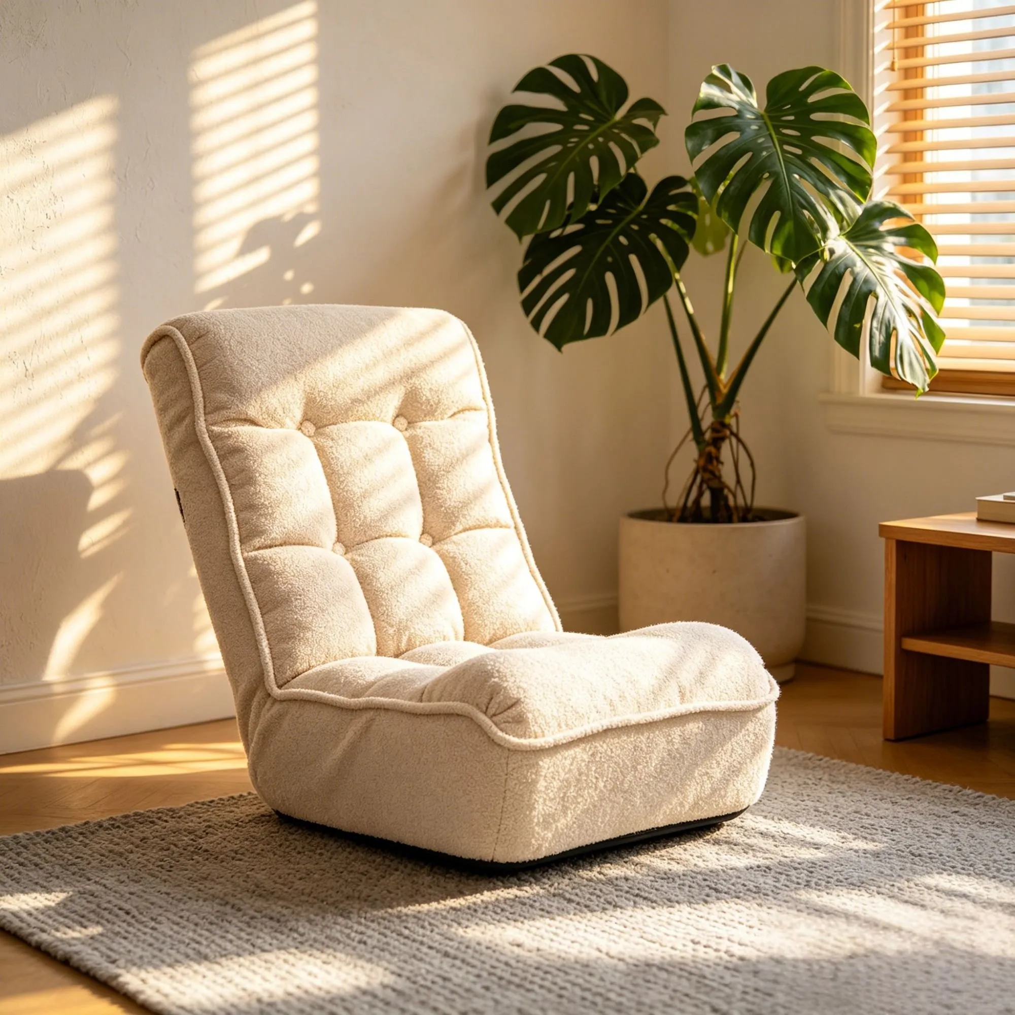 Single sofa reclining chair Japanese chair lazy sofa tatami balcony reclining chair leisure sofa adjustable chair