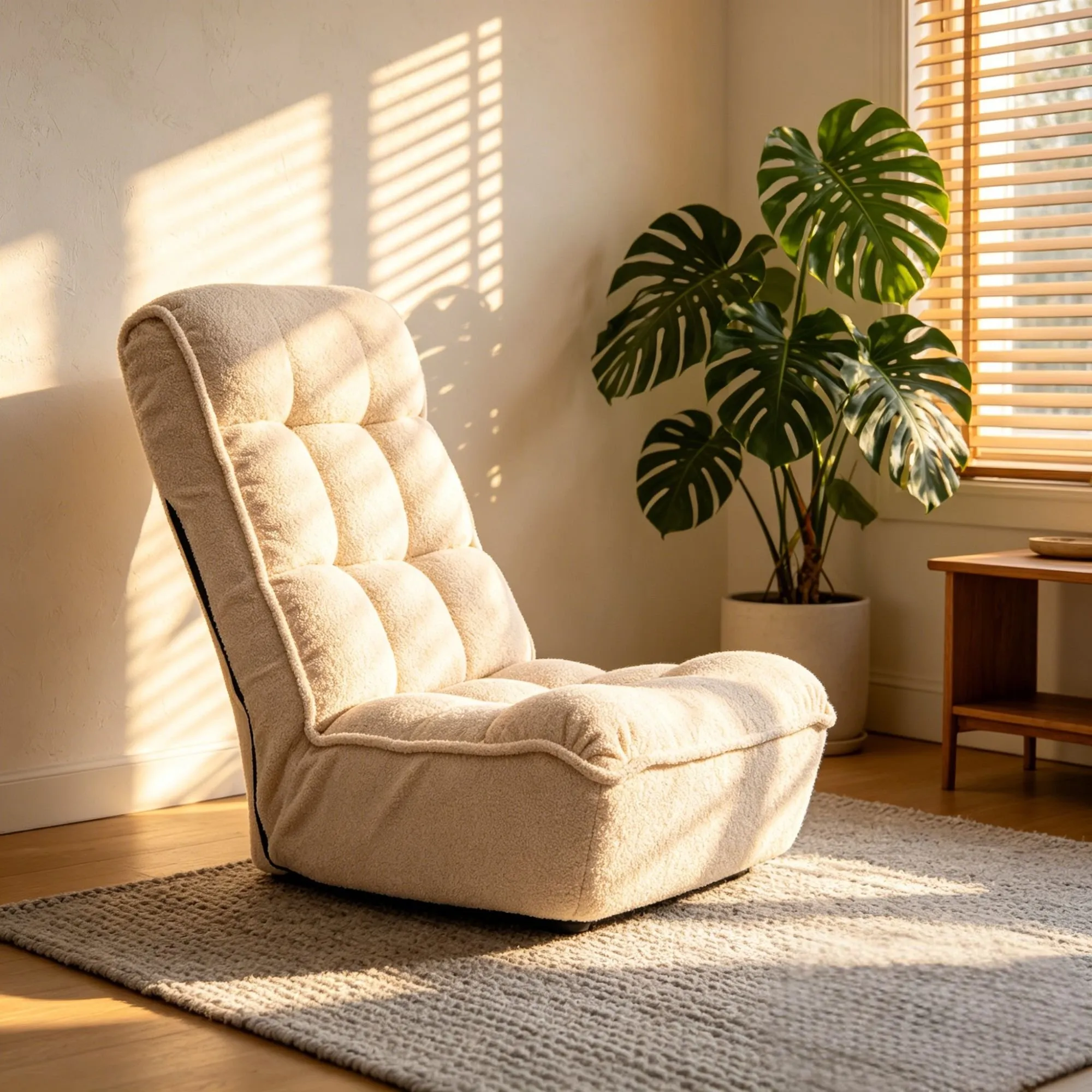 Single sofa reclining chair Japanese chair lazy sofa tatami balcony reclining chair leisure sofa adjustable chair