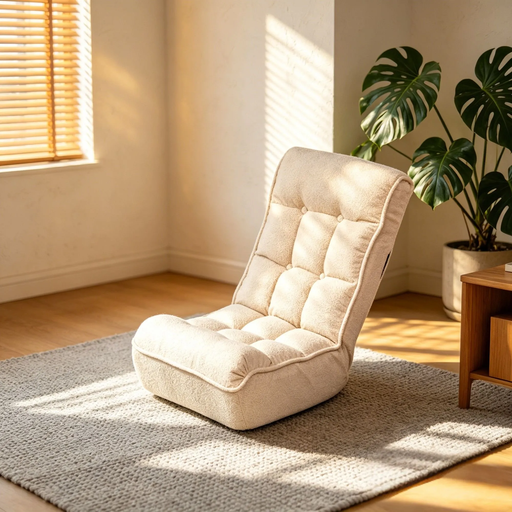 Single sofa reclining chair Japanese chair lazy sofa tatami balcony reclining chair leisure sofa adjustable chair