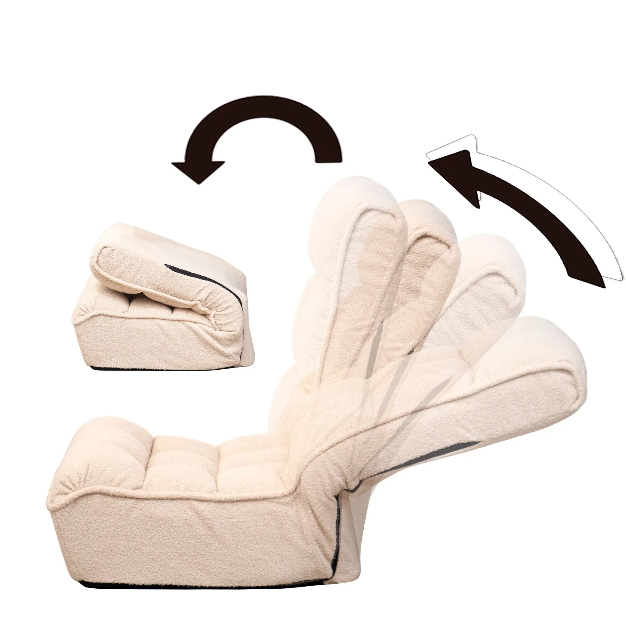 Single sofa reclining chair Japanese chair lazy sofa tatami balcony reclining chair leisure sofa adjustable chair