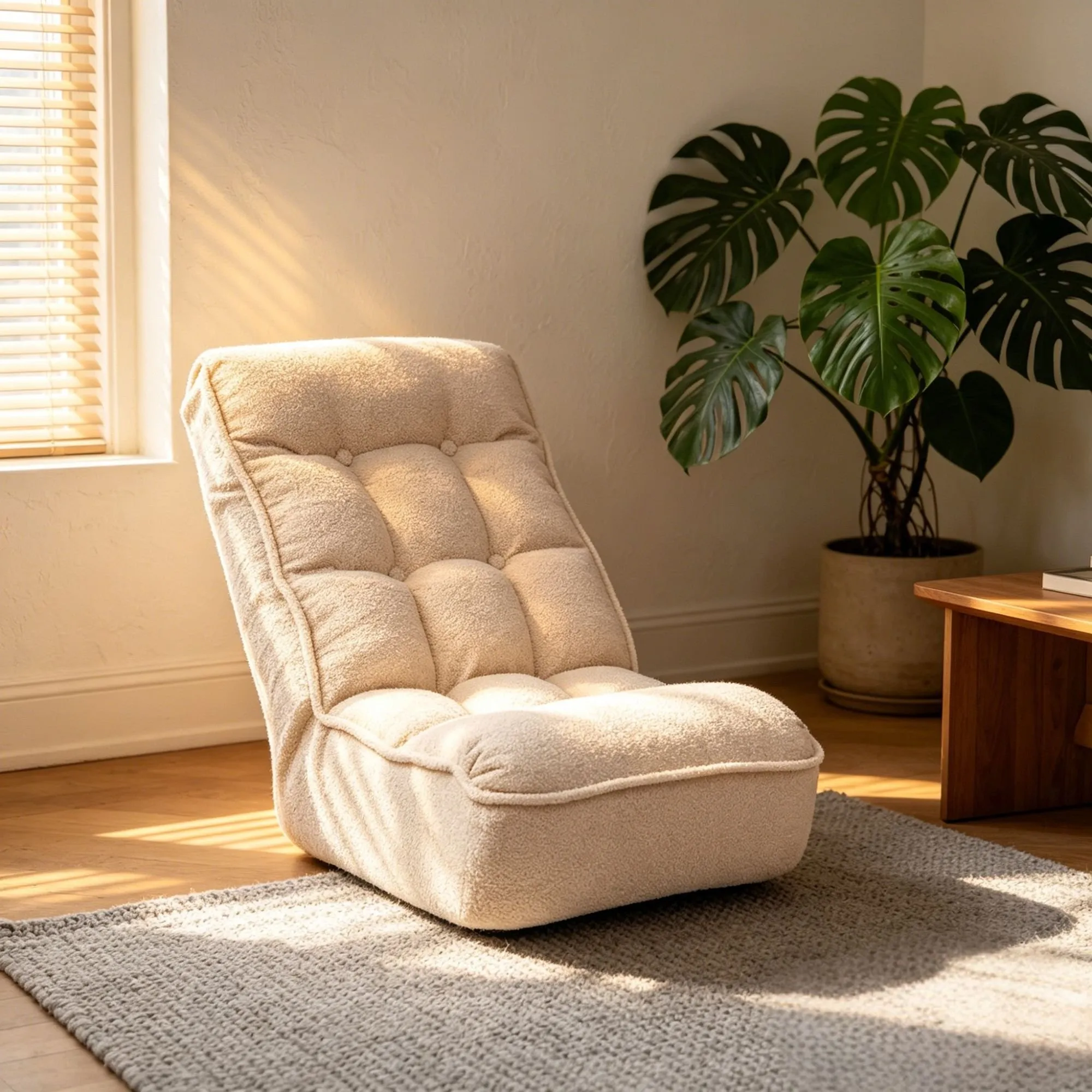 Single sofa reclining chair Japanese chair lazy sofa tatami balcony reclining chair leisure sofa adjustable chair