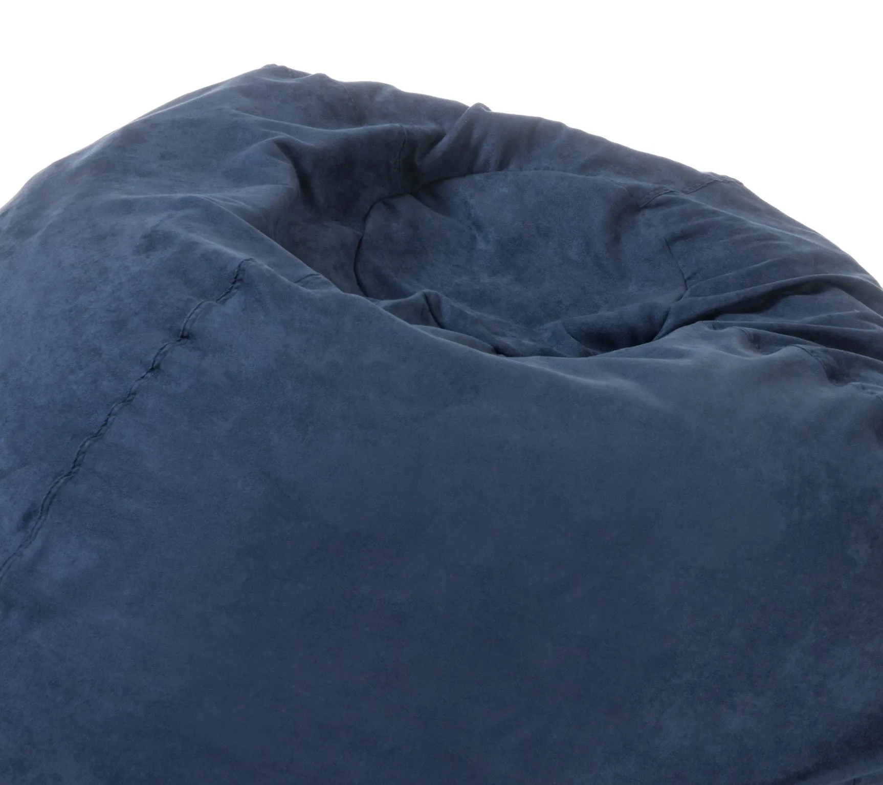 5-Foot Shredded Foam Bean Bag Chair, High-Density Microfiber