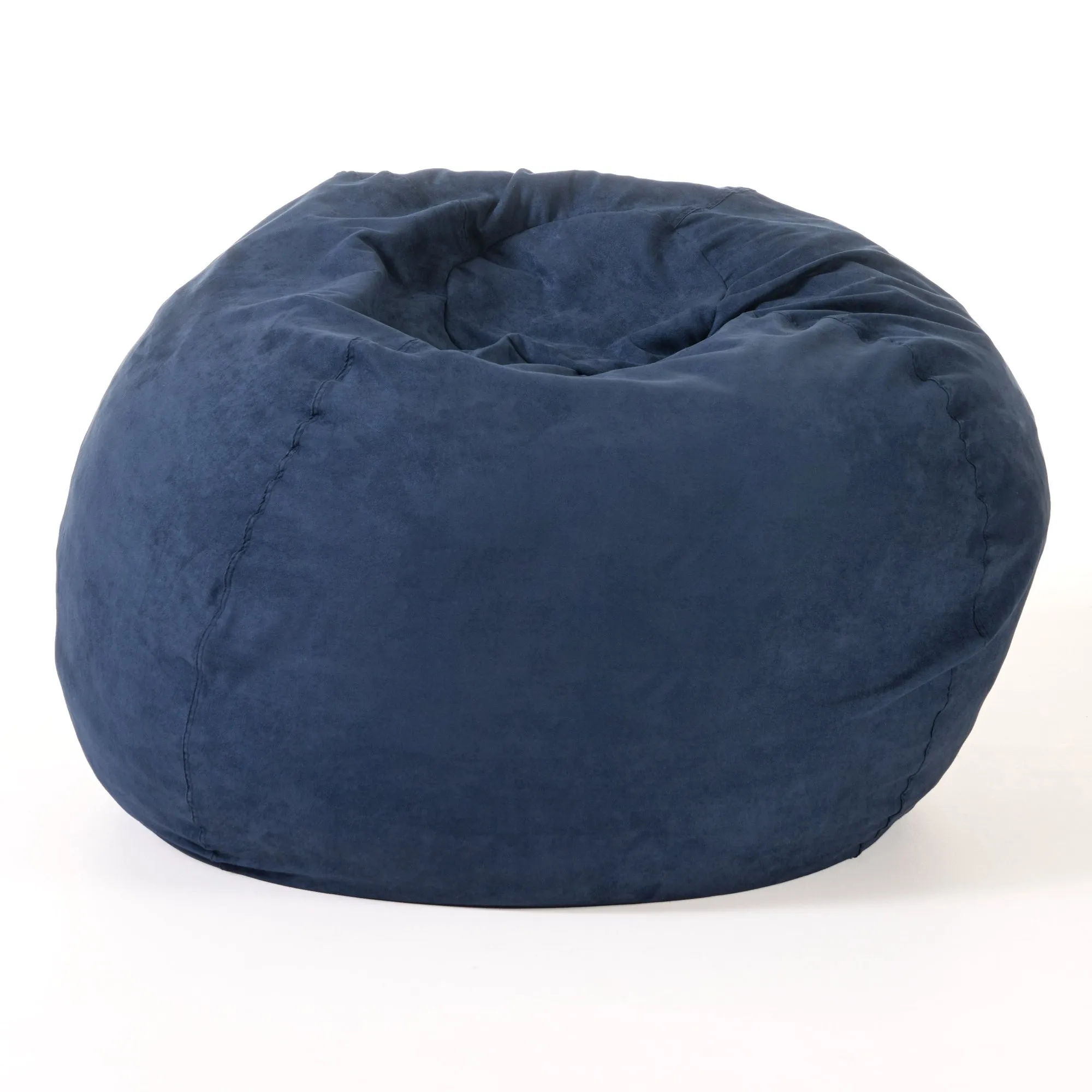 5-Foot Shredded Foam Bean Bag Chair, High-Density Microfiber